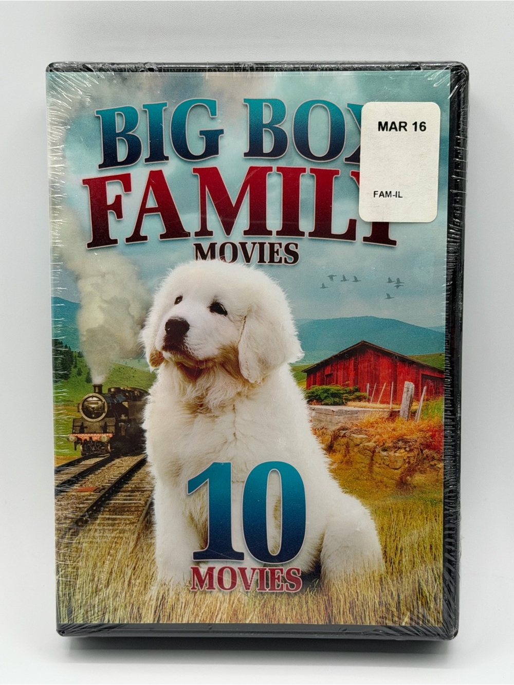 Big Box of Family Movies: 10 Movies (DVD, 2015, 2-Disc Set) Brand New Sealed